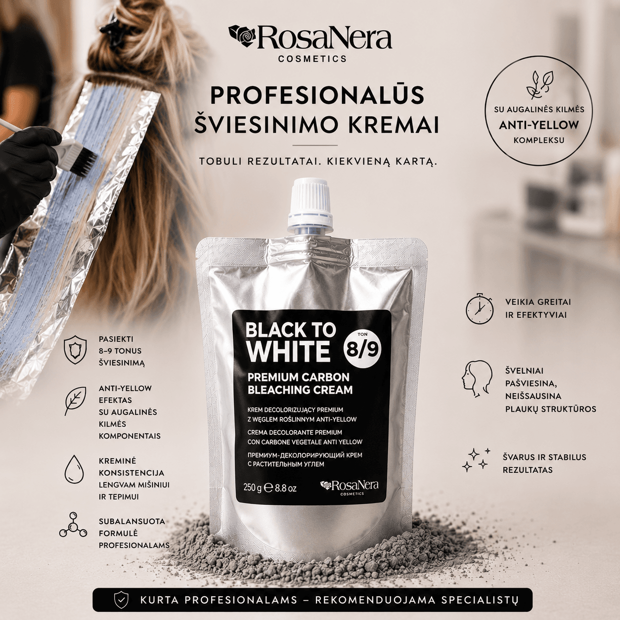 BLEACH Highlighting cream BLACK 250g